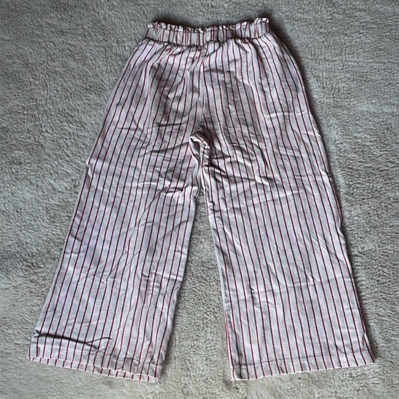 Zara | Red and White Striped Kids Pants | 8 - Picture 4 of 10